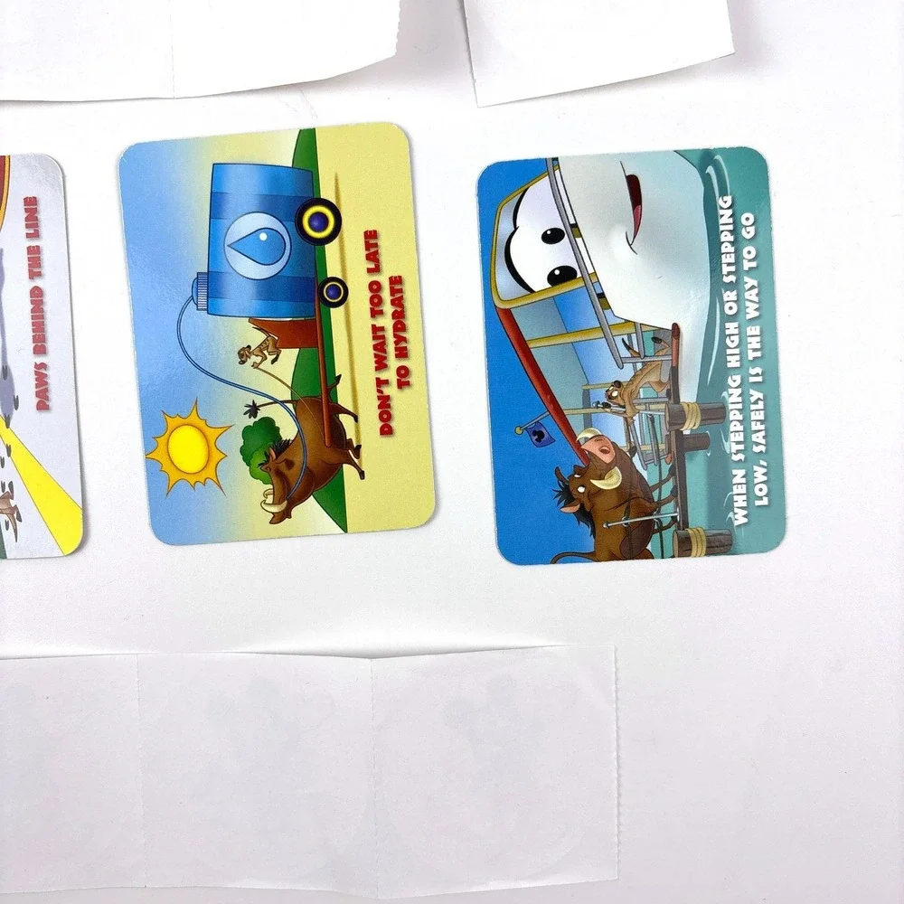 WDW 7 Transport Collection Cards Monorail Watercraft Skyliner 4 Timon Pumba Wild